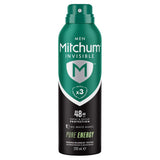 Mitchum Men Pure Energy antiperspirant spray 200ml, imported from the UK