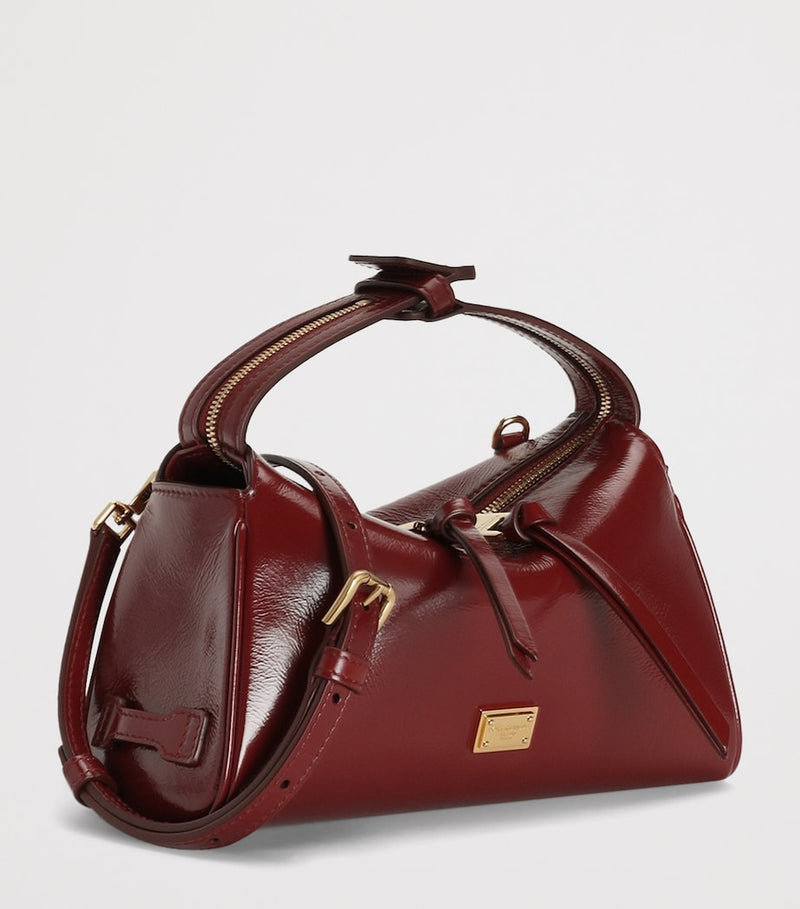 Dolce&Gabbana Vittoria shoulder bag in calfskin leather - British product