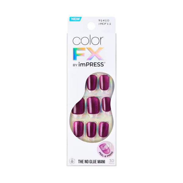 Kiss Press On Nägel rosa kurz Squoval 33ct, importiert aus Großbritannien