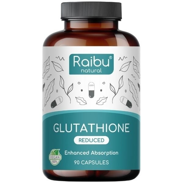 RAIBU reduced glutathione supplement with NAC ALA 90 capsules - British product