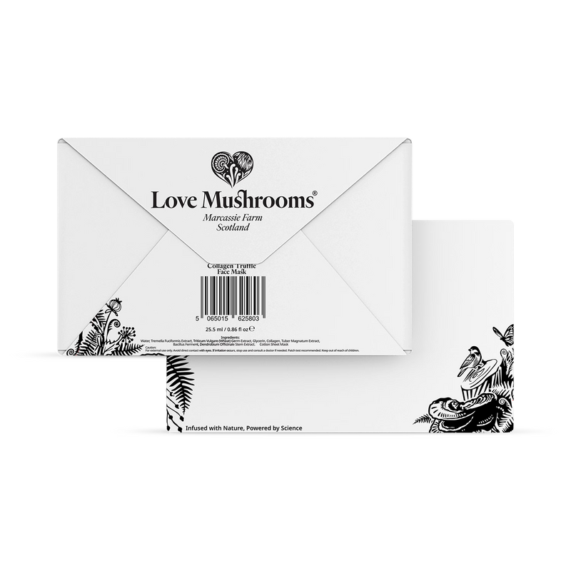 Love Mushrooms Collagen Truffle Face Mask - British product