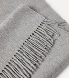 Brunello Cucinelli cashmere double-knit scarf 200x40cm (British brand)