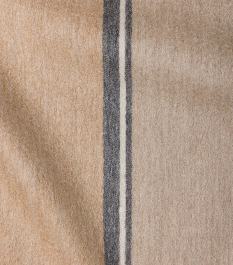 Prada Wool-Cashmere Two-Tone Throw, imported from the UK