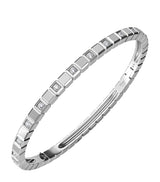 Harrods Chopard White Gold and Diamond Ice Cube Bangle- Buy online at McGrocer