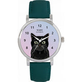 Superdrug Toff London Ladies Two Tone Black Cat Head Watch 38mm- Buy online at McGrocer