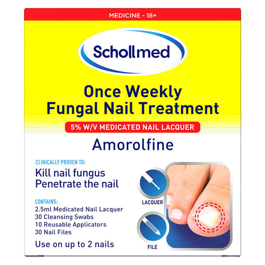 Schollmed Once Weekly Fungal Nail Treatment 5% W/V Medicated Nail Lacquer GOODS Boots   