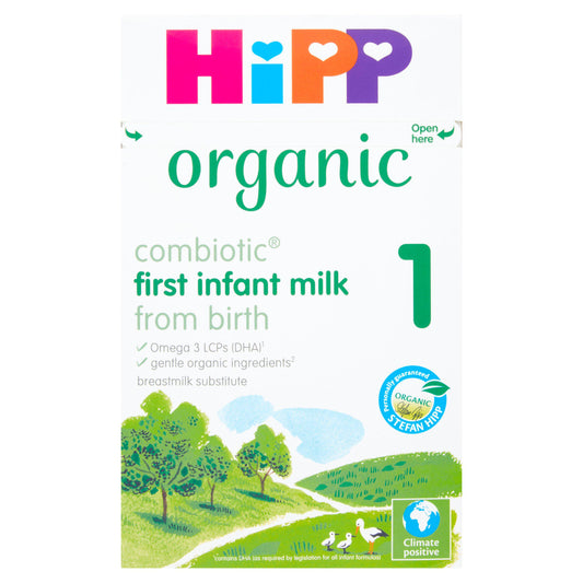 HiPP Organic 1 First Infant Baby Milk Powder Formula From Birth 800g GOODS Sainsburys   
