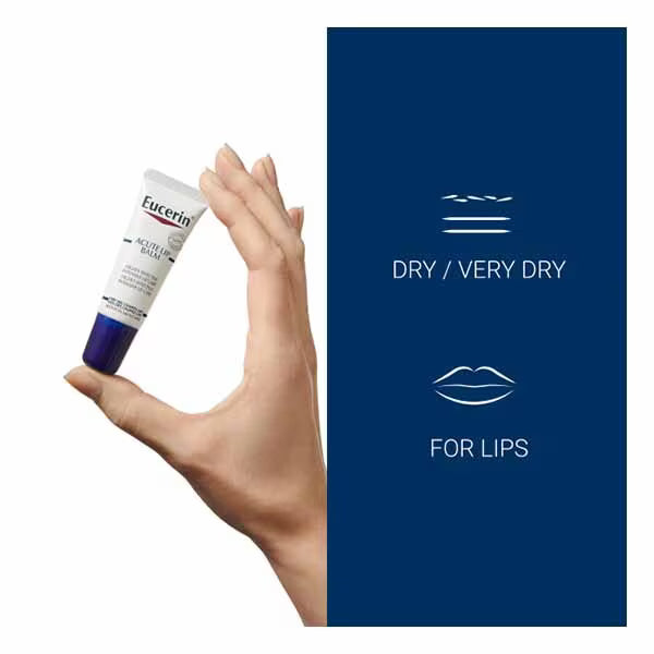 Eucerin Acute Lip Balm Very Dry Chapped Lips 10ml - British product