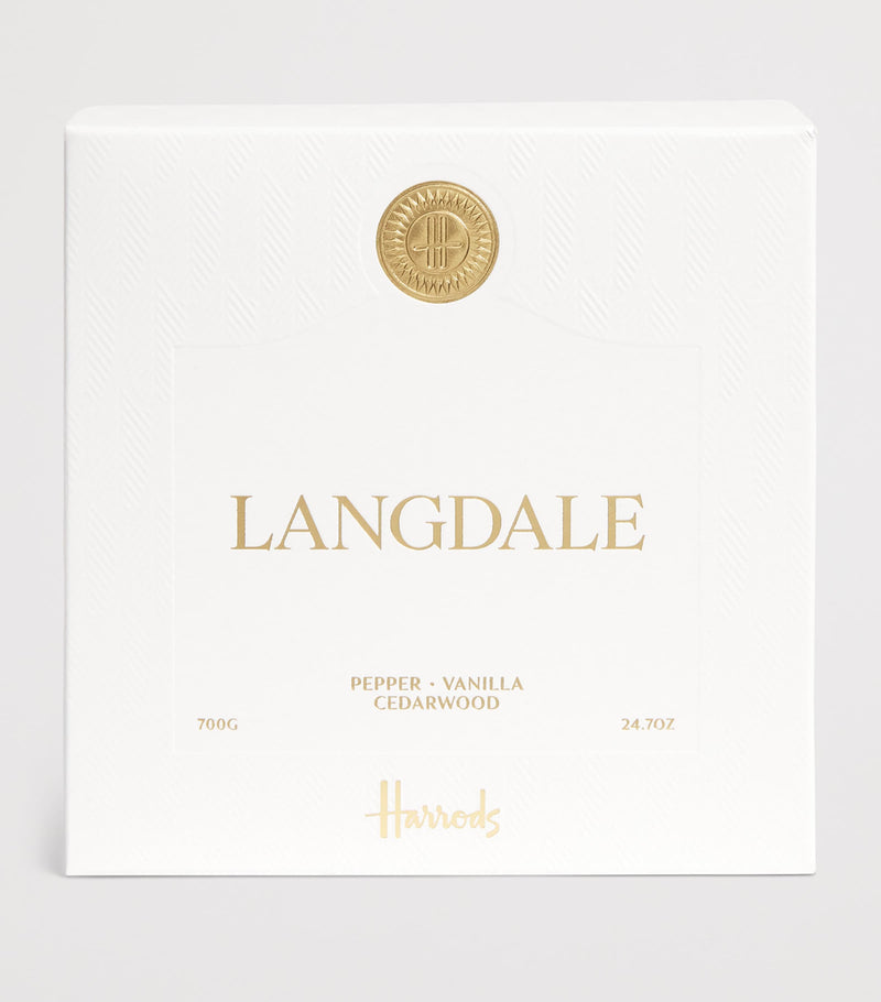 Harrods Langdale scented candle 700g, UK version