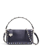Valentino Garavani small Rockstud shoulder bag in calf leather (British brand)