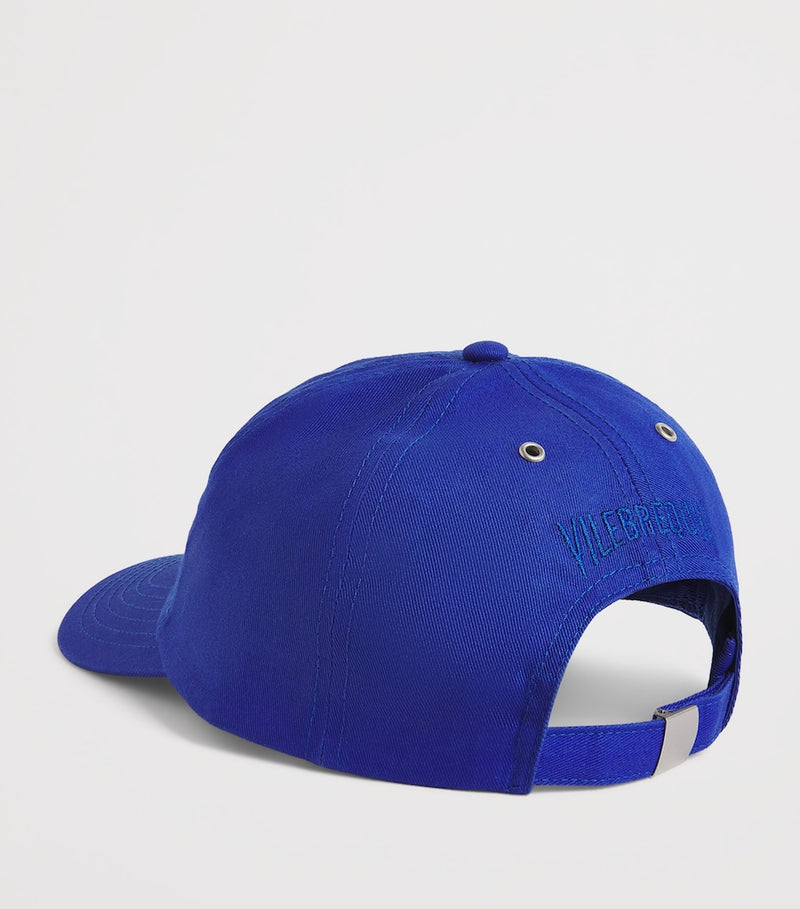 Vilebrequin embroidered turtle baseball cap (British brand)