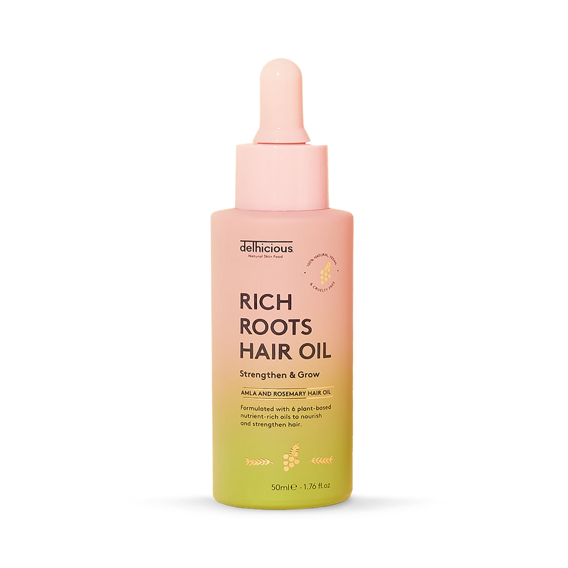 Delhicious Rich Roots hair oil 50ml, UK version