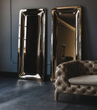 Ash Wood Mirror with Clean Lines for Modern Living Space