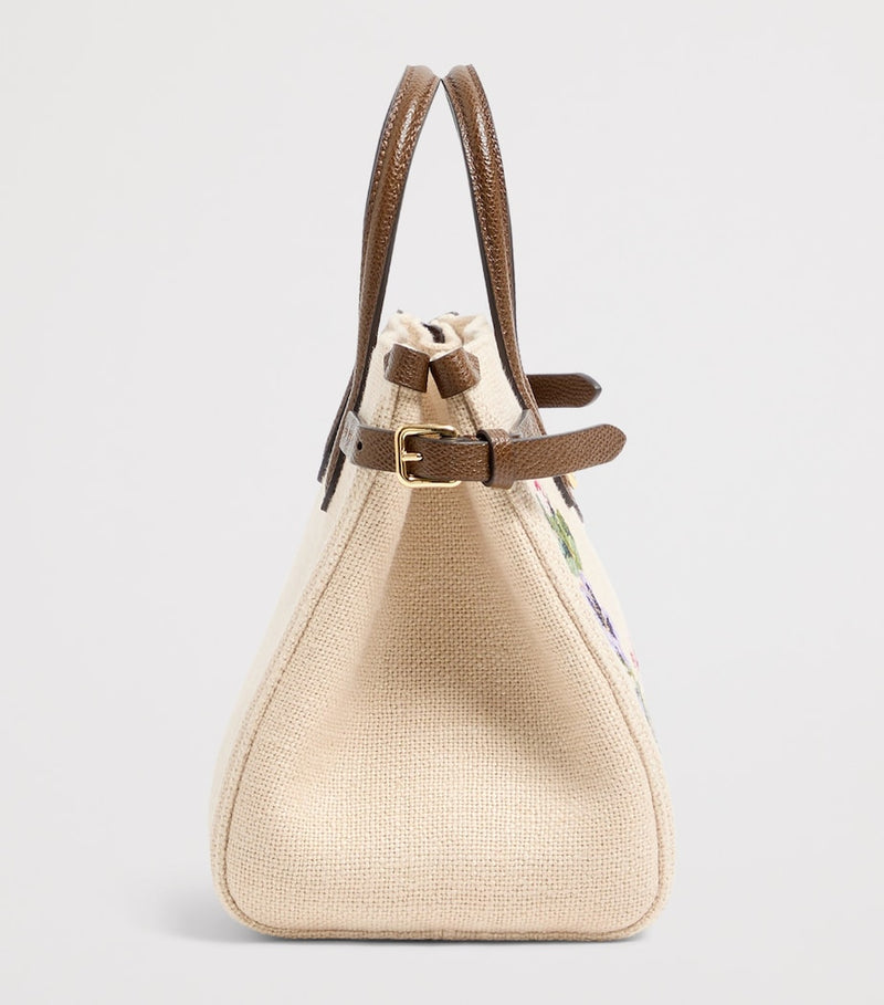 Valentino Garavani small floral jacquard Antibes tote bag, UK version