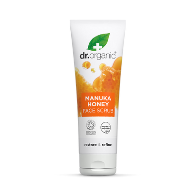 Holland & Barrett Dr Organic Manuka Honey Face Scrub 125ml- Buy online at McGrocer