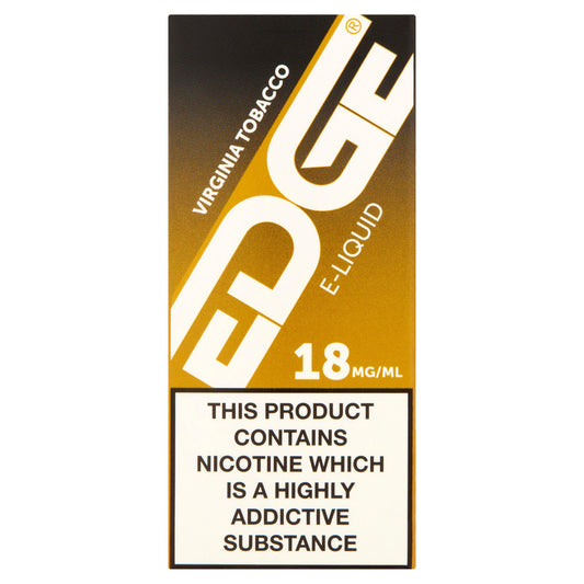 Edge E-Liquid Virginia Tobacco 18mg Vaping & alternatives Sainsburys   