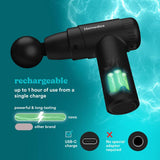 HoMedics Novo Mini percussion massage gun - British product