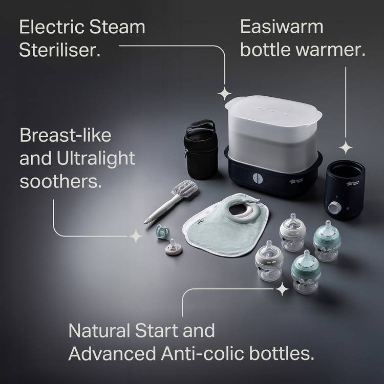 Tommee Tippee complete feeding kit black, UK version