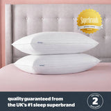 Silentnight Hotel Collection soft pillow 2 pack, imported from the UK