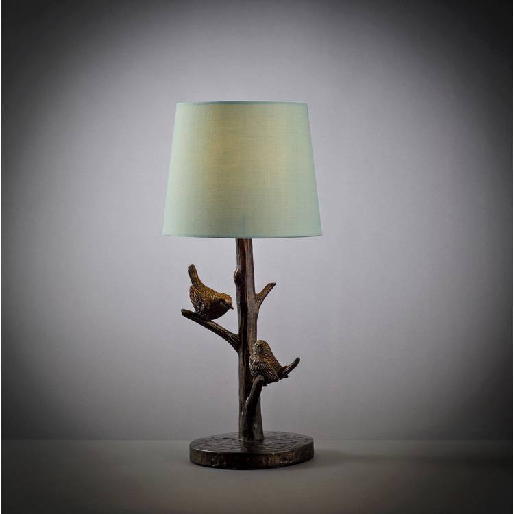 Argos Home bird lamp brown - British product