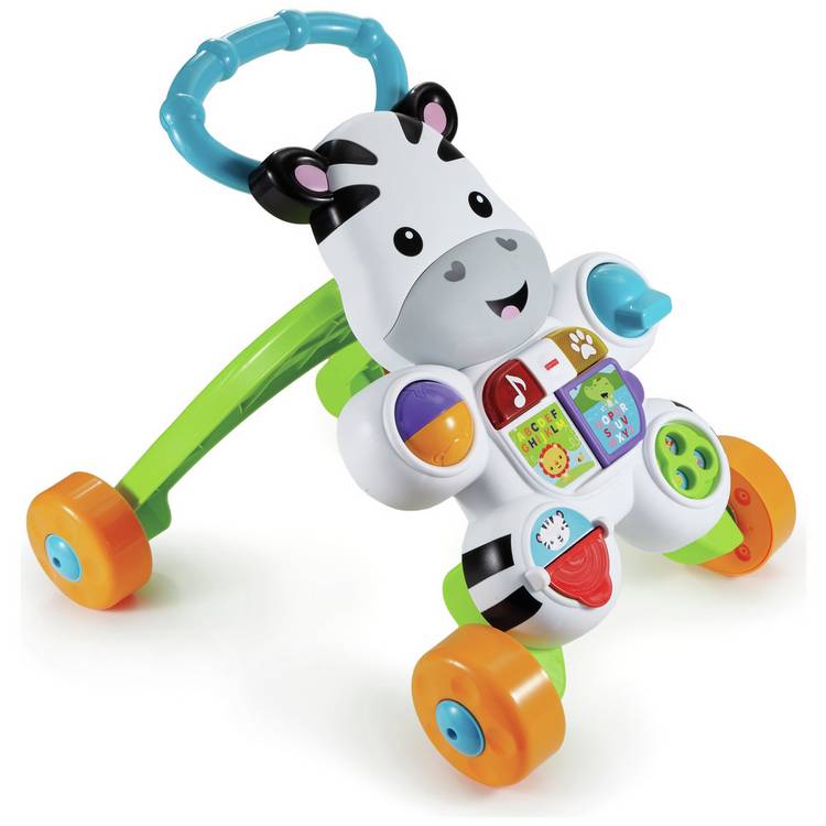Fisher-Price Learn with Me Zebra Walker baby walker, UK version