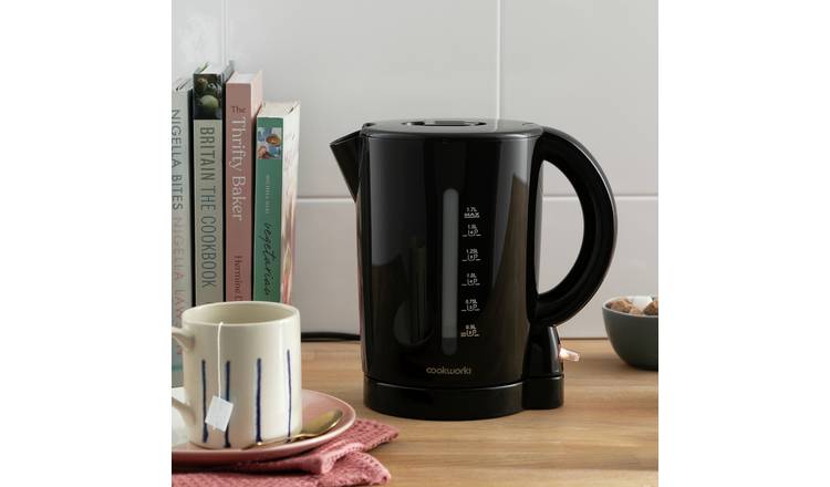 Cookworks kettle black 1.7L, UK version