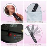 STYLPRO handheld LED mirror black (British brand)