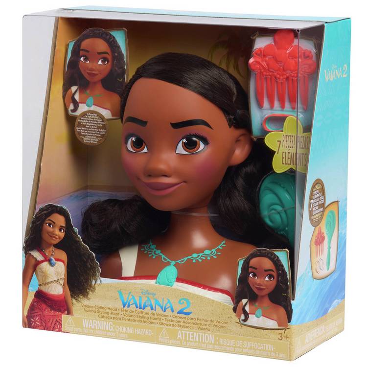 Disney Moana styling head toy - British product