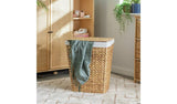 Argos Habitat 83L Rectangle Water Hyacinth Laundry Basket - Natural- Buy online at McGrocer