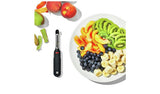 OXO Softworks swivel peeler black, imported from the UK