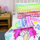 Rainbow High bedding set single duvet cover, UK version