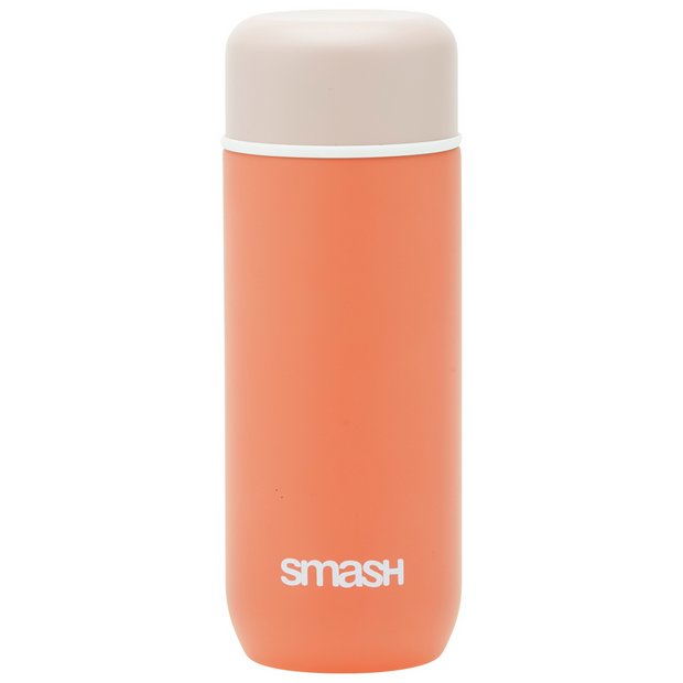 Smash orange colourblock travel coffee flask 200ml - British product