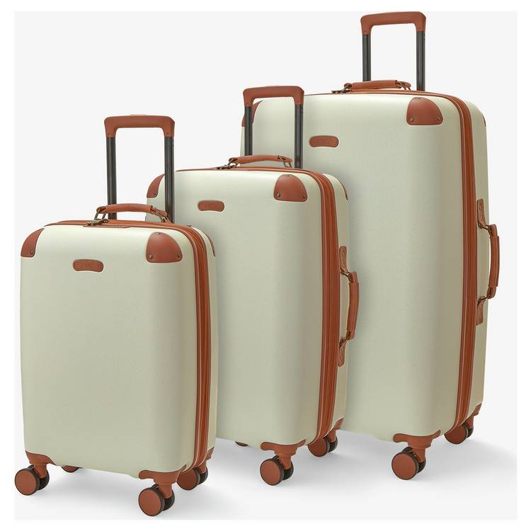 Rock Carnaby cabin hard case in cream, British product