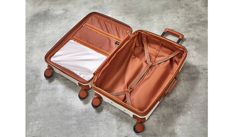 Rock Carnaby cabin hard case in cream, British product