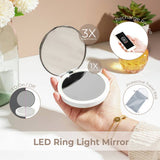 Stylpro Flip and Charge powerbank compact mirror, imported from the UK
