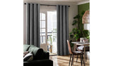 Argos Habitat Blackout Eyelet Curtains Charcoal 117x183cm- Buy online at McGrocer