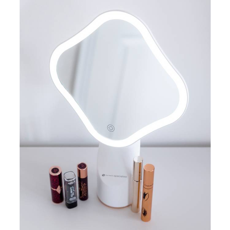Rio illuminated flower mirror with LED lights (British brand)