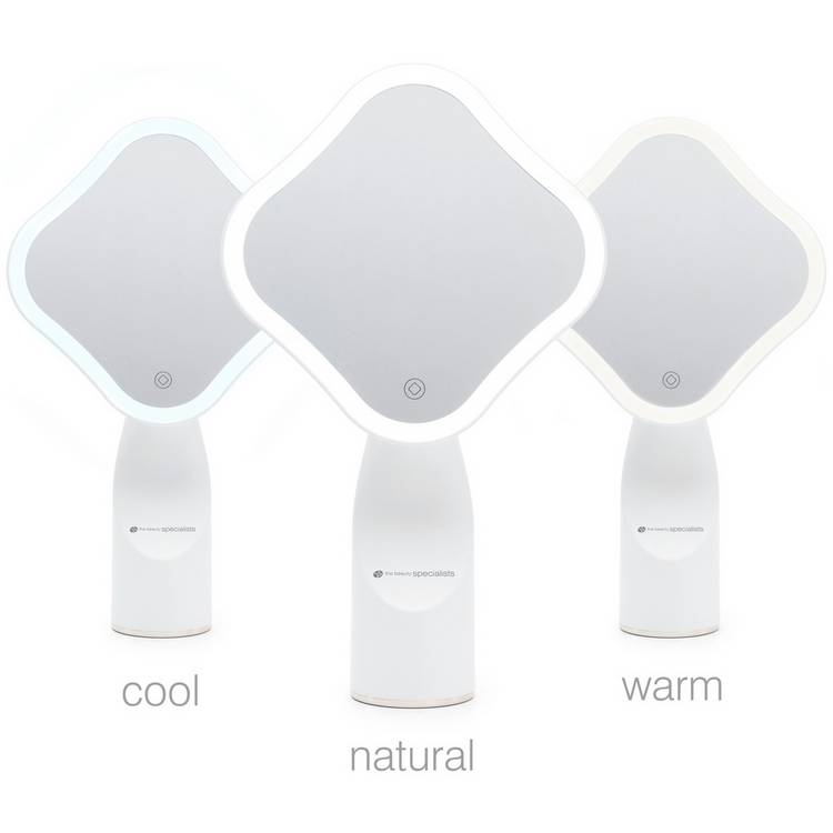 Rio illuminated flower mirror with LED lights (British brand)