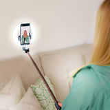 Rio adjustable vlogging tripod ring light, imported from the UK
