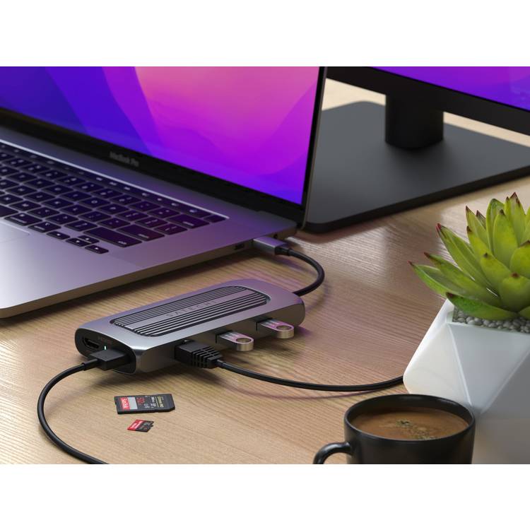 SATECHI MX 6 Port USB-C Hub, UK version