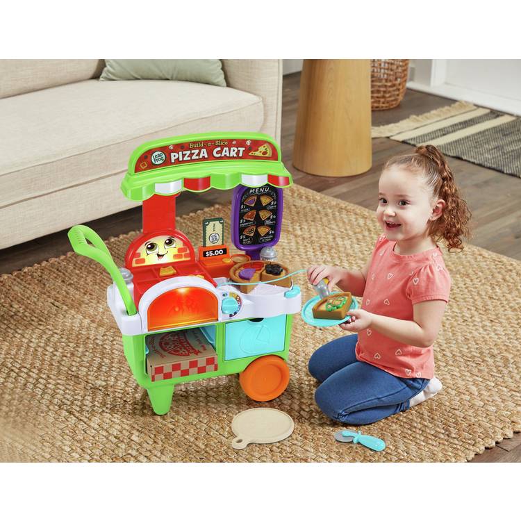 LeapFrog Build-A-Slice Pizza Cart toy (British brand)