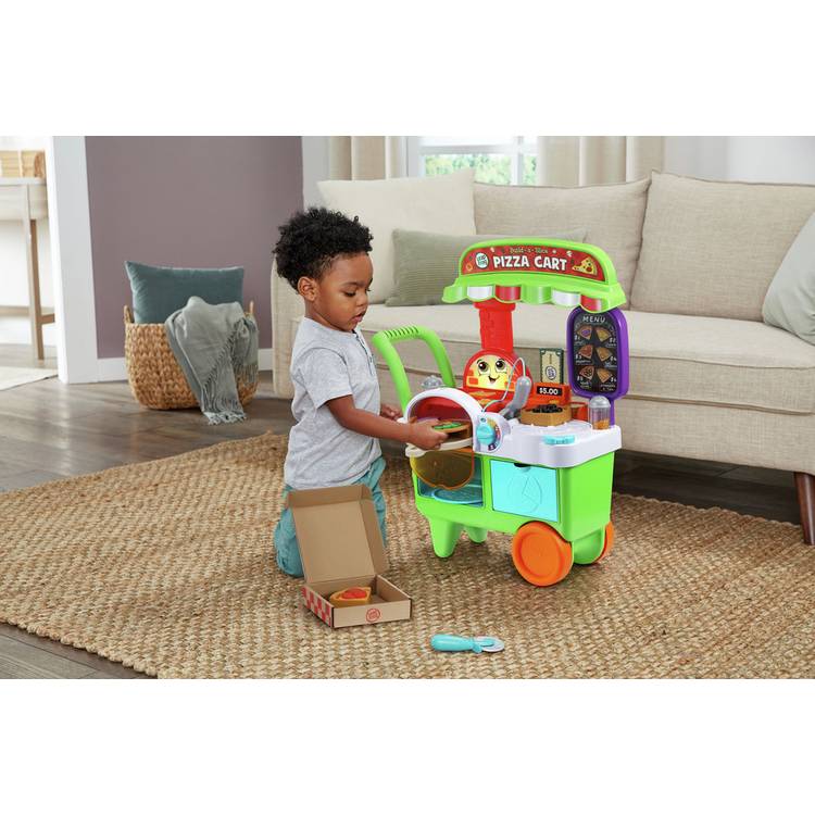 LeapFrog Build-A-Slice Pizza Cart toy (British brand)