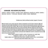 Nature's Wick redberry nutmeg multiwick candle, UK version