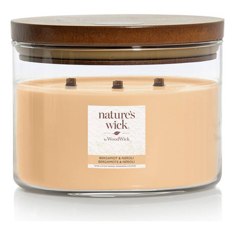 Nature's Wick Bergamot and Neroli multiwick candle (British brand)