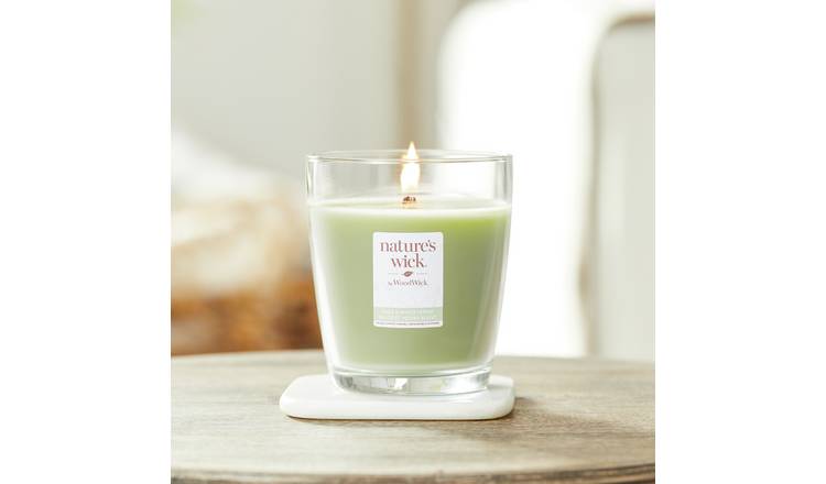 Natures Wick medium jar candle Sage & White Pepper, imported from the UK