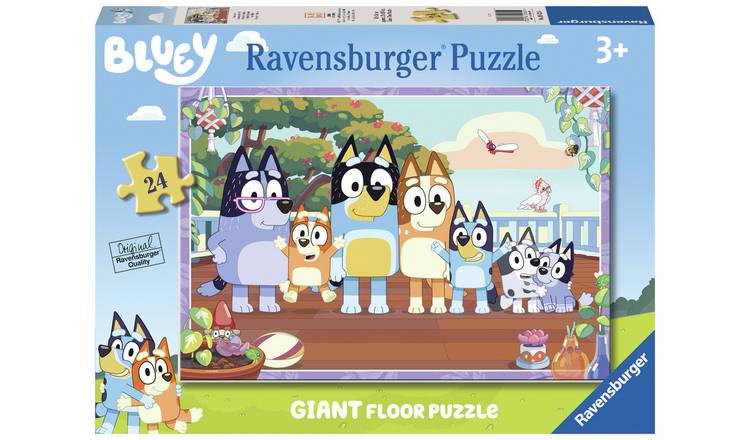 Ravensburger Bluey 24 piece giant floor jigsaw puzzle, UK version