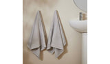 Argos Home Essentials Plain 2 Pack Hand Towels - Grey- Buy online at McGrocer