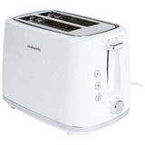 Cookworks white 2-slice toaster with plastic exterior - British product