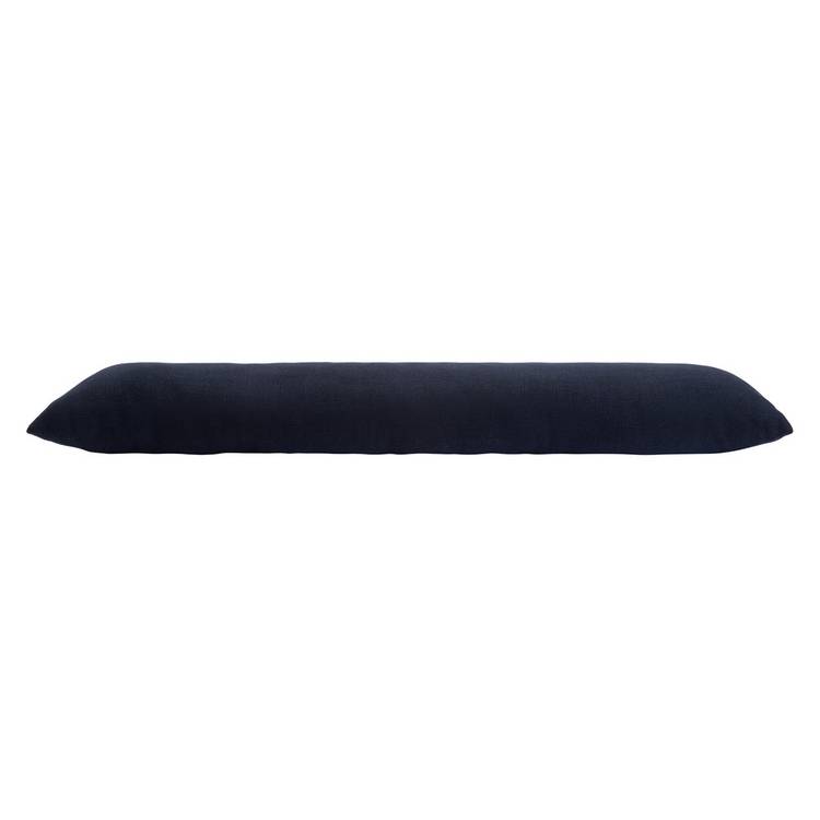 Habitat basket weave draught excluder navy 90cm - British product