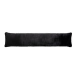 Habitat faux fur draught excluder black - British product